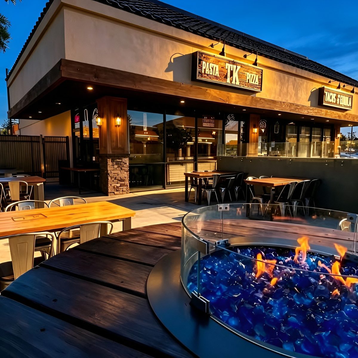 Fire pits, big sky, open patio