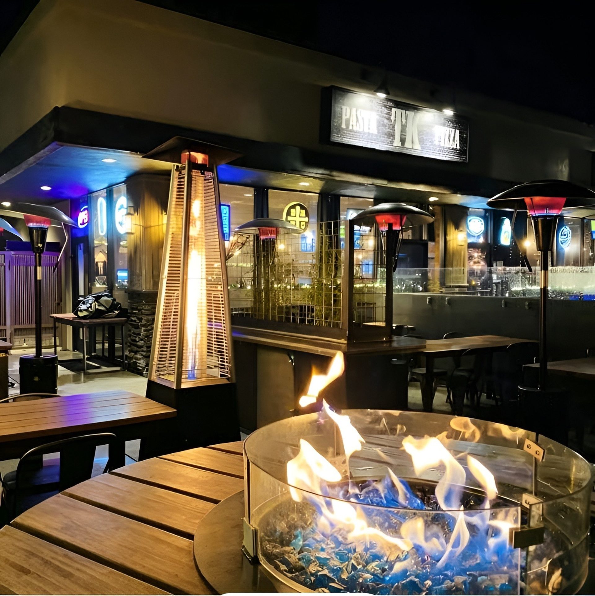 The Patio, Fire Pits & Mountain Views